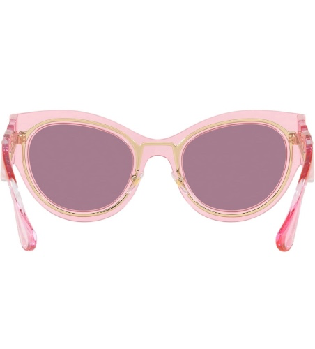 Amazon.com: Versace Woman Sunglasses Transparent Pink Frame, Pink Lenses, 53MM : Clothing, Shoes & Jewelry