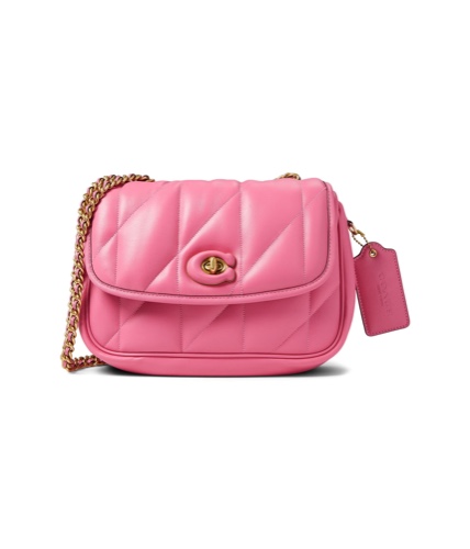 COACH Quilted Pillow Madison Shoulder Bag - One Size Petunia