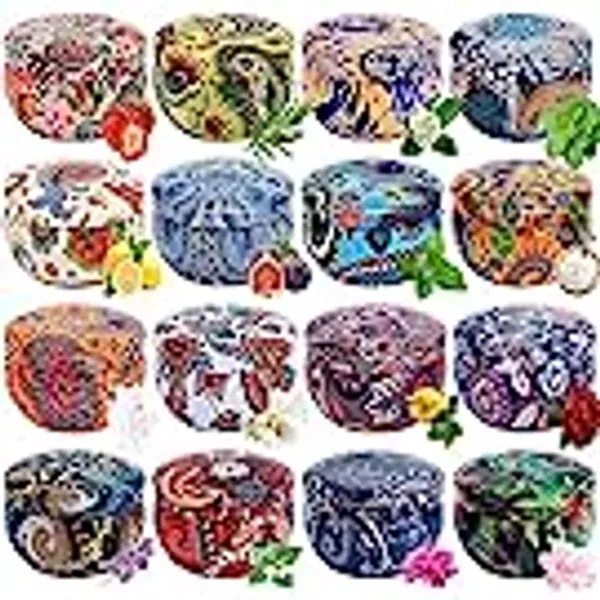 16Pcs Scented Candles Gifts Sets for Women 2.5 Oz Soy Wax Travel Tin Jar Candles for Home Scented Candles Gifts for Women Bath Yoga Mother's Day Birthday 