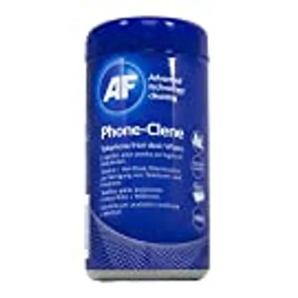 AF Phone-Clene - 100 Wet Cleaning Wipes For Desk Phones and Headsets