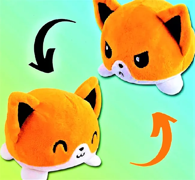ENGLASIA Kawaii Plushies , Kawaii Kids Gift Toys for Playing reversible plushies Cat Plush- fox plush teddy squishmallow Plushies for Kids– Kawaii Gift for Kids, Adults