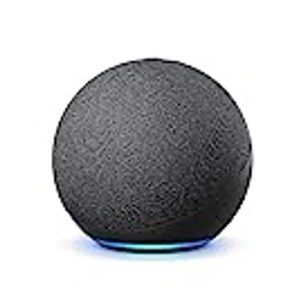 Echo (4th generation) | With premium sound, smart home hub and Alexa | Charcoal