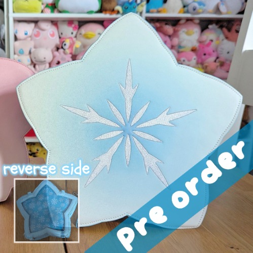 PRE ORDER: Snowflake Pochette Blue White Ita Bag