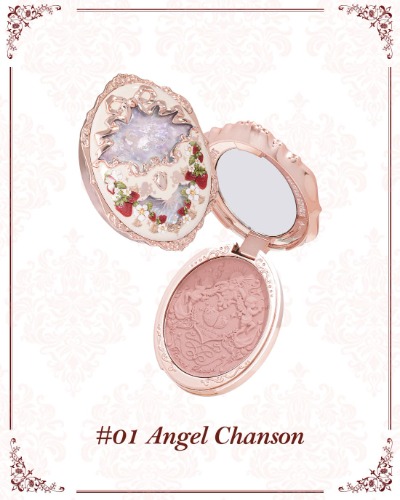 Strawberry Rococo Embossed Blush