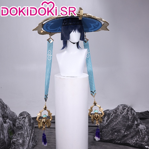 【Ready For Ship】DokiDoki-SR Game Genshin Impact Cosplay Wanderer Scaramouche Cosplay Hat | Hat only