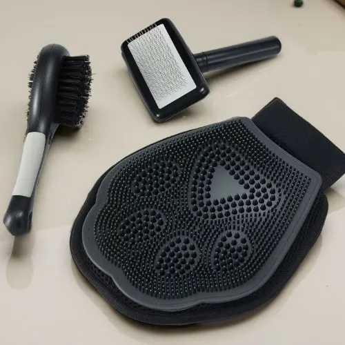 Szőr ápoló kefék kutyáknak és macskáknak 3 darabos szett [Sinsay]