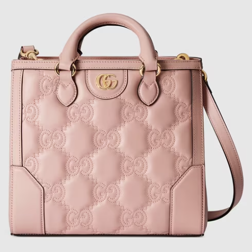 GG matelassé mini top handle bag