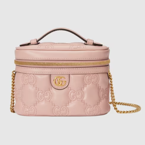 GG Matelassé top handle mini bag