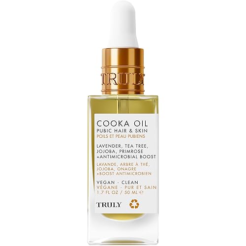 Truly Beauty After Shave Oil for Women - Razor Bumps & Ingrown Hair Treatment - Hydrating & Skin Softening for Bikini Area - Glazed Donut, Cooka Oil & Coco Cloud Options - Cooka Oil