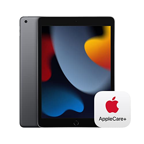Apple 2021 10.2-inch iPad (Wi-Fi, 64GB) - Space Gray with AppleCare+ (2 Years) - WiFi - 64GB - Space Gray - With AppleCare+ (2 Years)