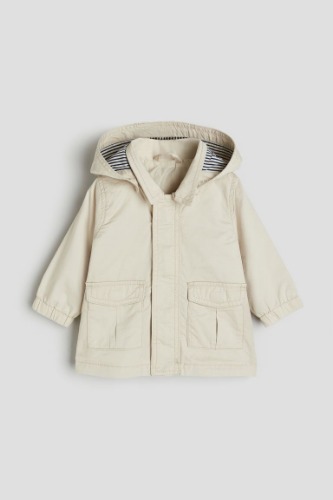 Hooded cotton parka