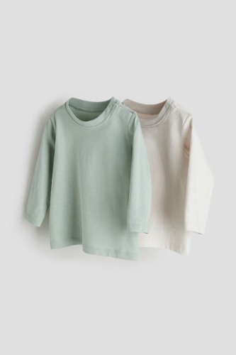 2-pack long-sleeved jersey tops