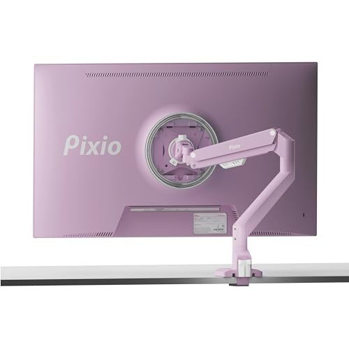 Pixio PS1S Wave Pink Single Monitor Arm