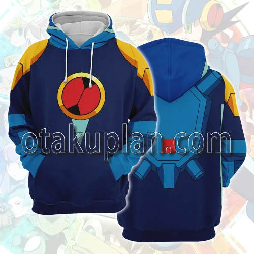 Mega Man EXE Cosplay Hoodie-otakuplan