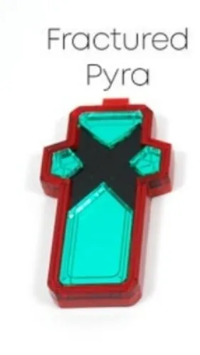 Pyra Fractured Core keychain