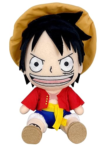 Great Eastern Entertainment One Piece- Zou Arc Luffy Sitting Plush 7" H