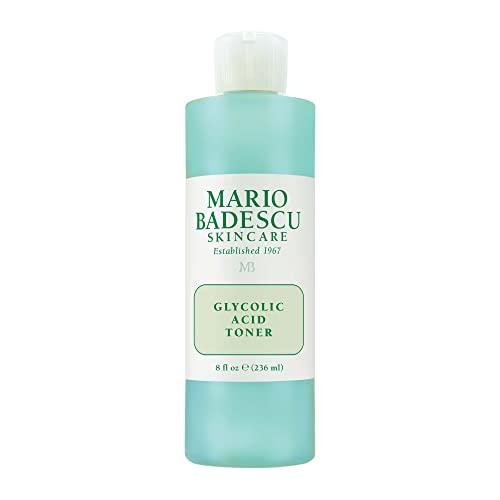 Mario Badescu Glycolic Acid Toner for Dry and Combination Skin, Alcohol-Free Facial Toner for Aging Skin, Formulated with Exfoliating Glycolic Acid & Antioxidant Grapefruit Extract - 8 Fl Oz (Pack of 1)
