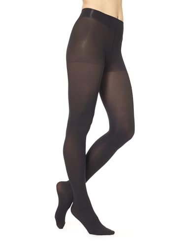 HUE Super Opaque Tights with Control Top - 4 - Black
