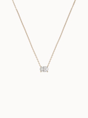 Oval Diamond Pendant - 0.70ct