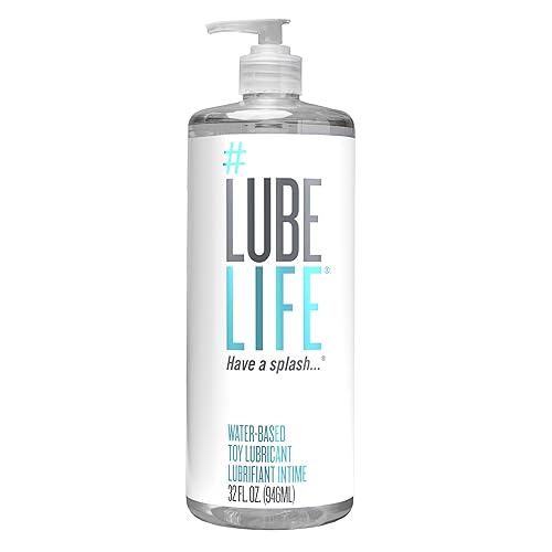 Lube Life Water-Based Toy Lubricant, 32 Fl Oz (946mL) Toy-Safe lube for Men, Women and Couples, Non-Staining - Toy Lube - 946 ml (Pack of 1)