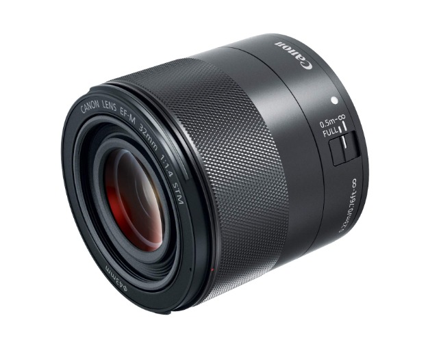 Canon EF-M 32mm f/1.4 STM Lens, Black - 2439C002 - 