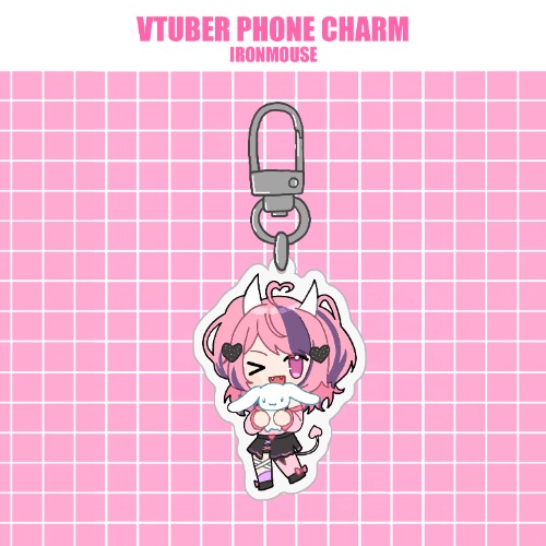 Vtuber Phone Charms - Ironmouse