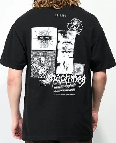 Vitriol Machines Black T-Shirt | Zumiez