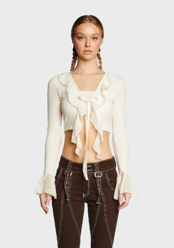 Rag Doll Mesh Cardigan | Medium