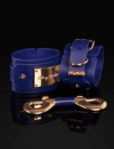 Keely Navy Wrist Cuffs | Default Title