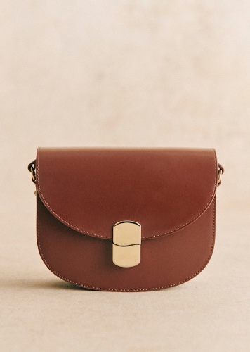 Sézane - Sac Claude - Chocolat Glacé  - Cuir bovin - Sézane