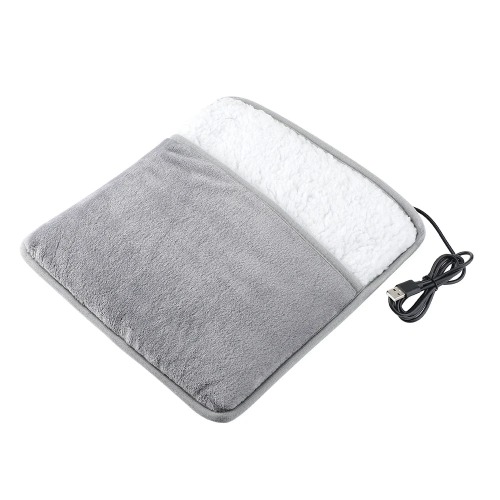 Soft Plush Winter Multi-Use Foot Warmer - Dark Grey
