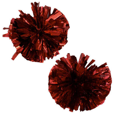 Cheerleader Pom Pom Red - Red