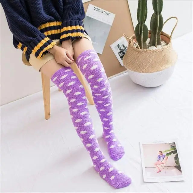 Furry Thigh High Socks for Ultimate Comfort and Style