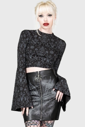 Nightmagick Top | S / Black / 95% Viscose 5% Elastane