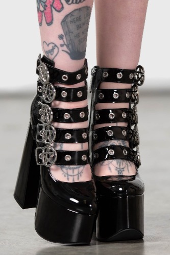 Panic Platform Shoes - EU41 / Black / 100% PU