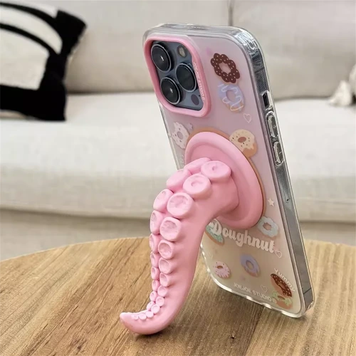 Cute Fun Octopus Tentacle Claw For Magsafe Phone Grip Tok Griptok Magnetic Holder Detachable Mobile Bracket Accessories - AliExpress 