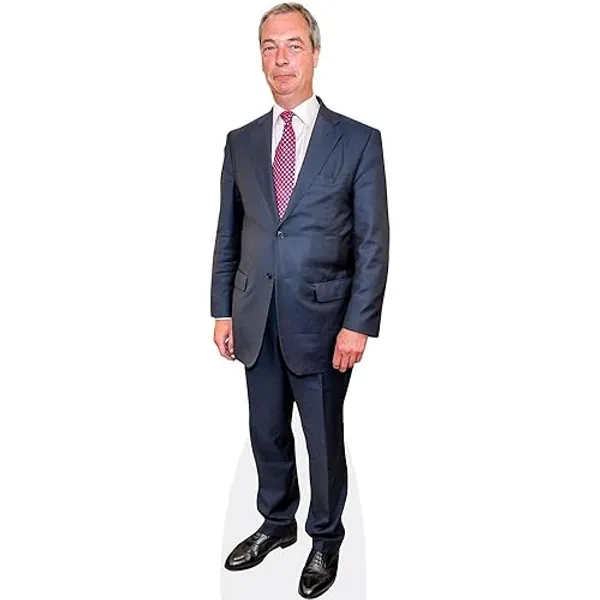 Nigel Farage (Suit) Mini Size Cutout - Mini Size Cutout