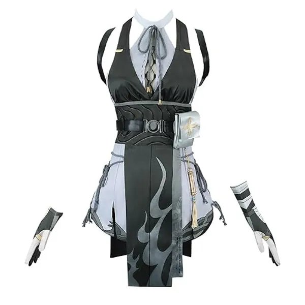 Gegexli Game Wuthering Waves Cosplay Costumes Rover Cosplay Costume Uniforms Halloween Party - Small