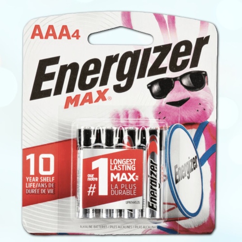 Energizer AAA Batteries (4-Pack)