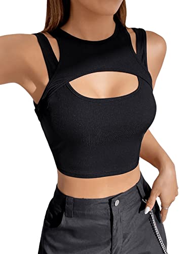 GORGLITTER Crop Tank Top 