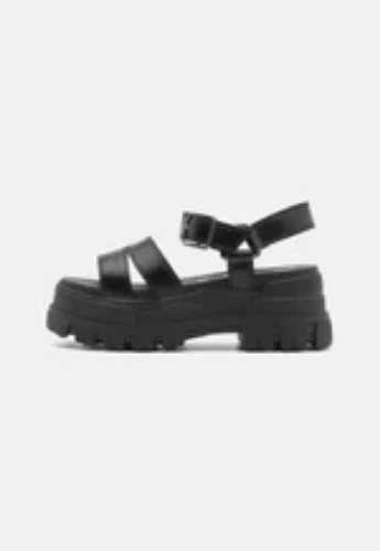 ASPHA - Platform sandals - black