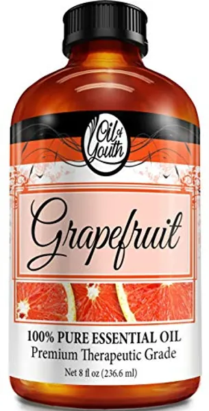Oil of Youth Essential Oils 8oz - Grapefruit Essential Oil - 8 Fluid Ounces