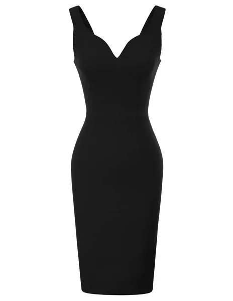 GRACE KARIN Women 1950s Vintage Dinner Dance Party Dress V-Neck Cocktail Prom Bodycon Dress