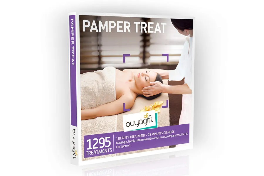 Buyagift Pamper Treat Gift Experiences Box - 1295 pampering gift experiences from massages to manicures