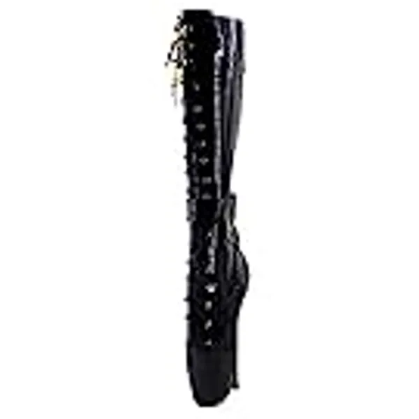 WONDERHEEL Women Padlocks Ballet Boots