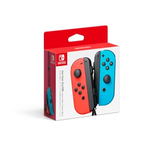 Nintendo Joy-Con (L/R) - Neon Red/Neon Blue - Neon Red and Blue