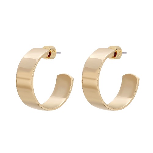 1" Skylar Hoops - Gold