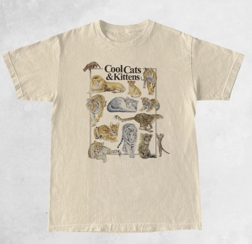 Cool Cats & Kittens Tee - Small
