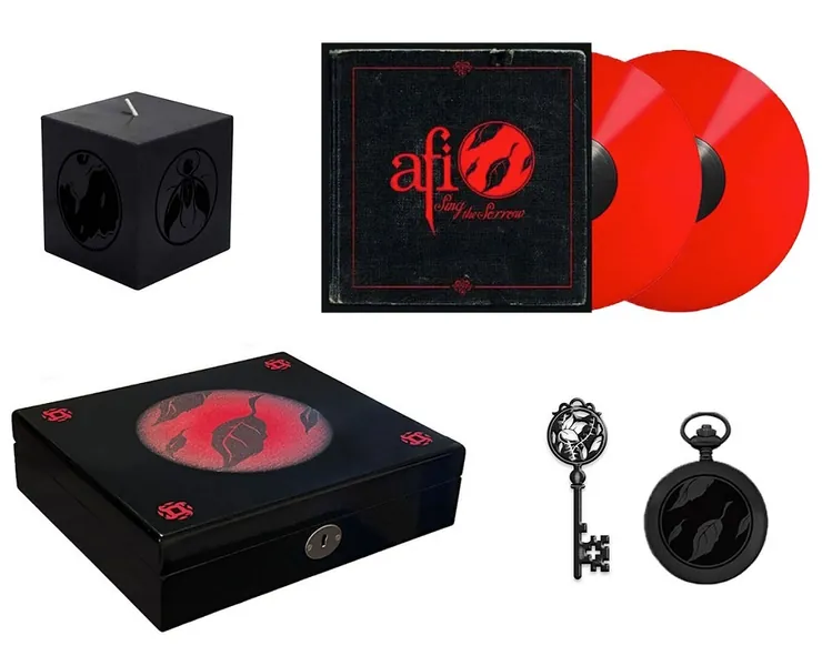 AFI Sing The Sorrow RED VINYL 2 LP / 5 x 7&amp;quot; BOX SET