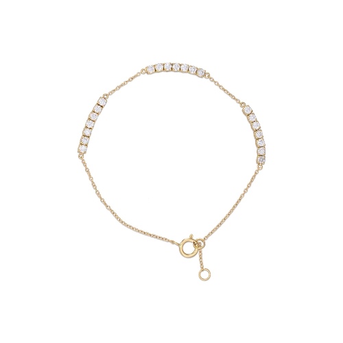 Mini Tennis Bracelet - 14K Yellow Gold